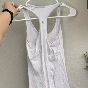 lululemon athletica White Racerback Tank reversible